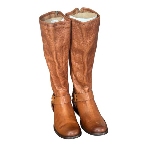 Frye Phillip Harness Tall Washed Leather Riding Boot 70511 Size 5.5 - Picture 8 of 13